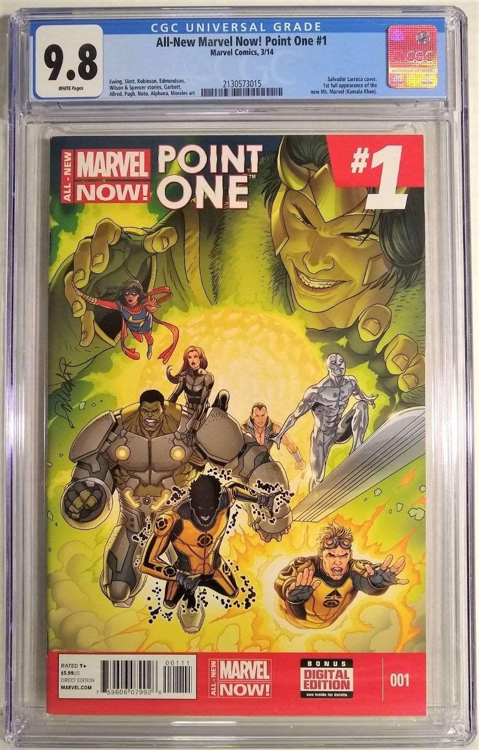 ALL NEW MARVEL NOW! POINT ONE #1 CGC 9.8