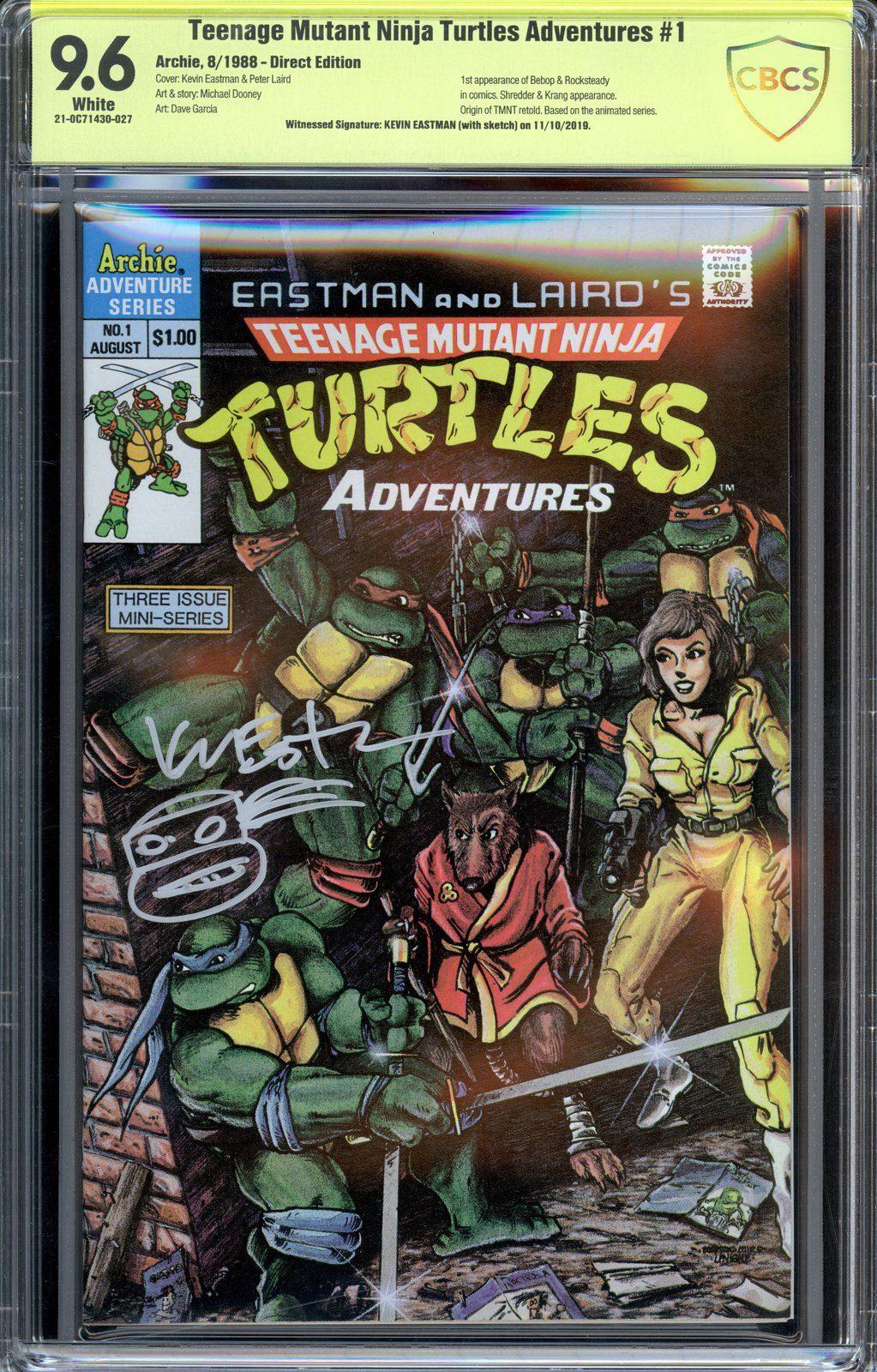 Kevin Eastman Signed Teenage Mutant Ninja Turtles - The Shredder