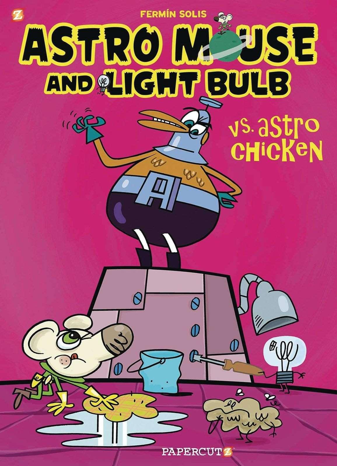 ASTRO MOUSE AND LIGHT BULB GN VOL 01 VS ASTRO CHICKEN (SHIPS 04-14-21) - PCKComics.com