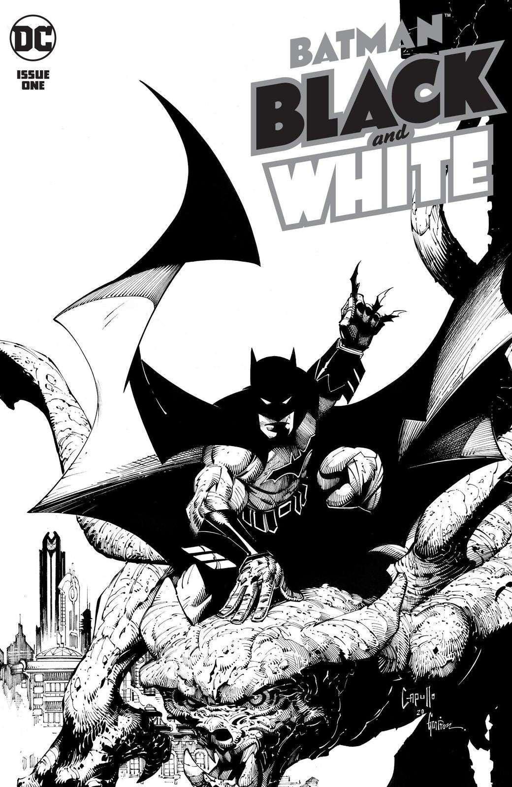 BATMAN BLACK AND WHITE #1 (OF 6) CVR A GREG CAPULLO (SHIPS 12-08-20) - PCKComics.com