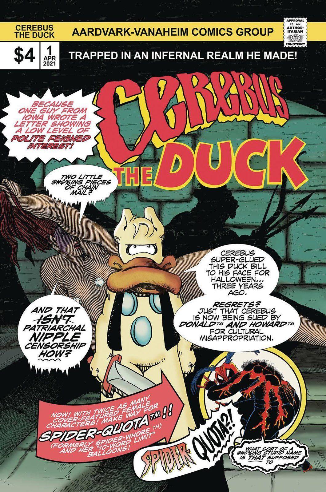 CEREBUS THE DUCK ONE SHOT (SHIPS 04-28-21) - PCKComics.com