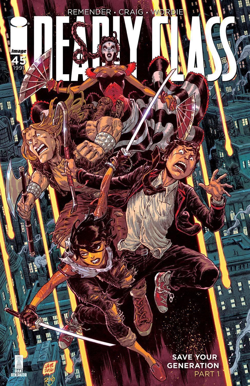 DEADLY CLASS #45 CVR B LEVEL & DINISIO (MR) (SHIPS 04-28-21) - PCKComics.com