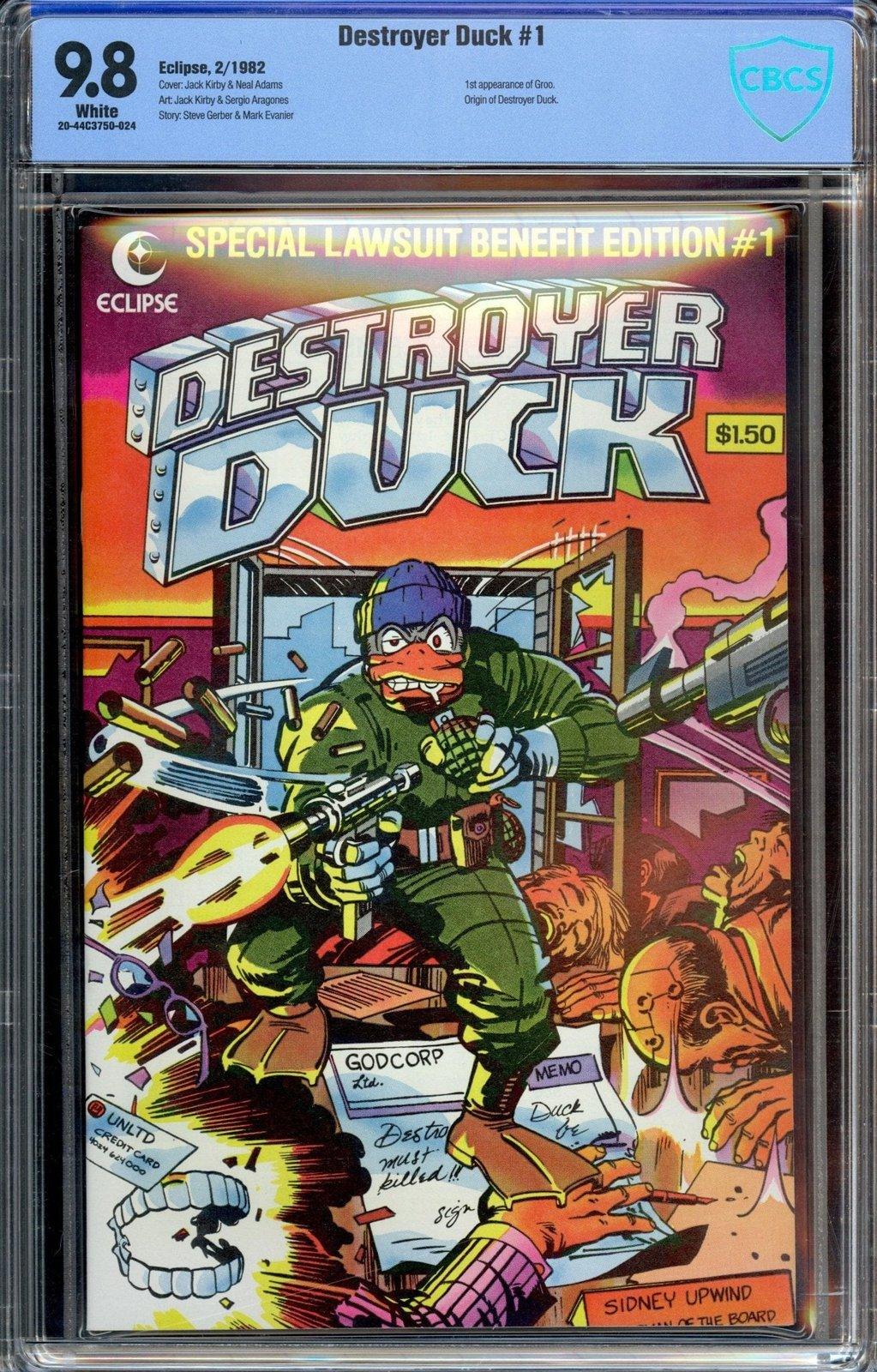 DESTROYER DUCK #1 CBCS 9.8 - PCKComics.com