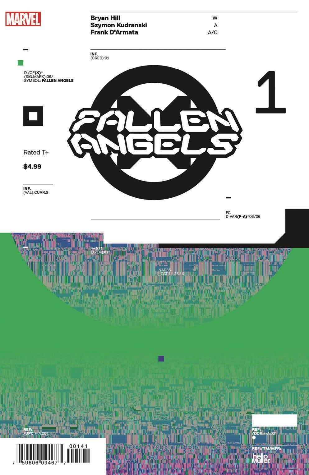FALLEN ANGELS #1 MULLER DESIGN VAR DX - PCKComics.com