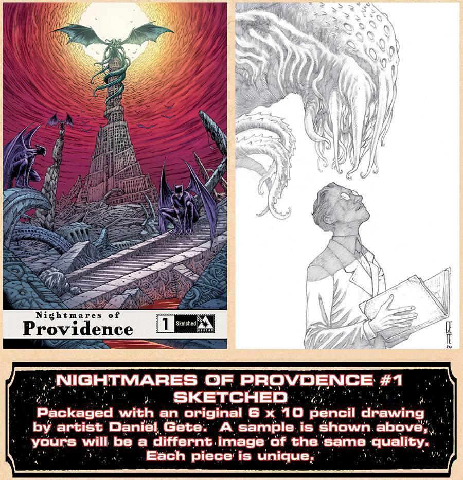 NIGHTMARES OF PROVIDENCE #1 ORIGINAL ART SKETCHED VAR (MR) ( (SHIPS 04-28-21) - PCKComics.com