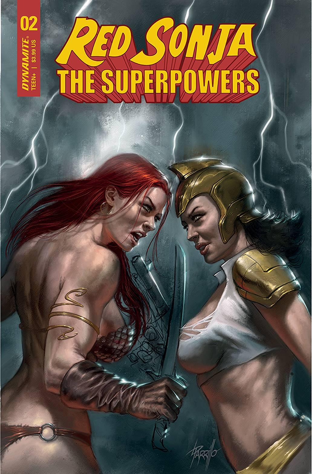 RED SONJA THE SUPERPOWERS #2 CVR A PARRILLO (SHIPS 02-10-21) - PCKComics.com