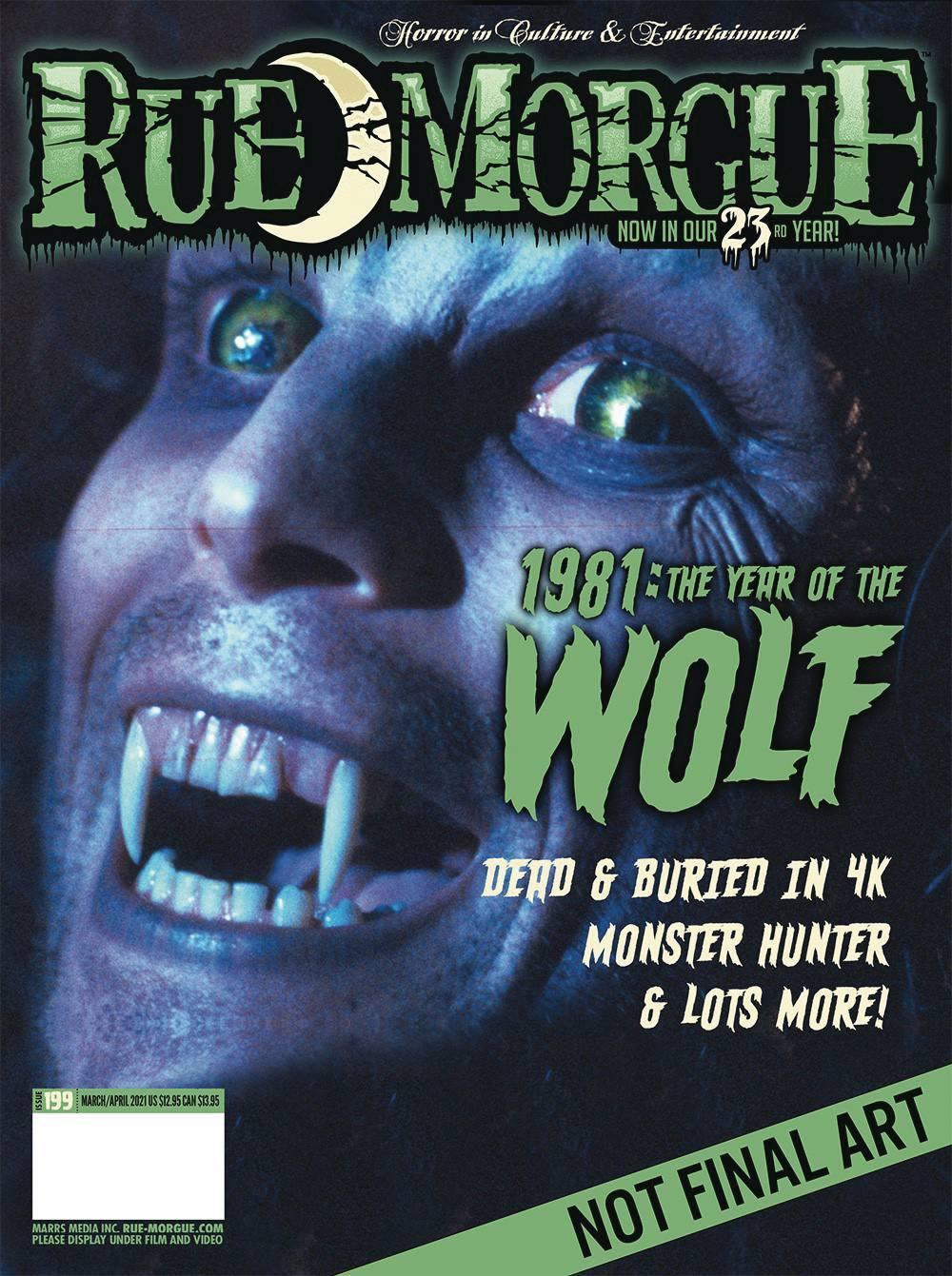 RUE MORGUE MAGAZINE #199 APRIL 2021 (C: 0-1-0) (SHIPS 04-07-21) - PCKComics.com