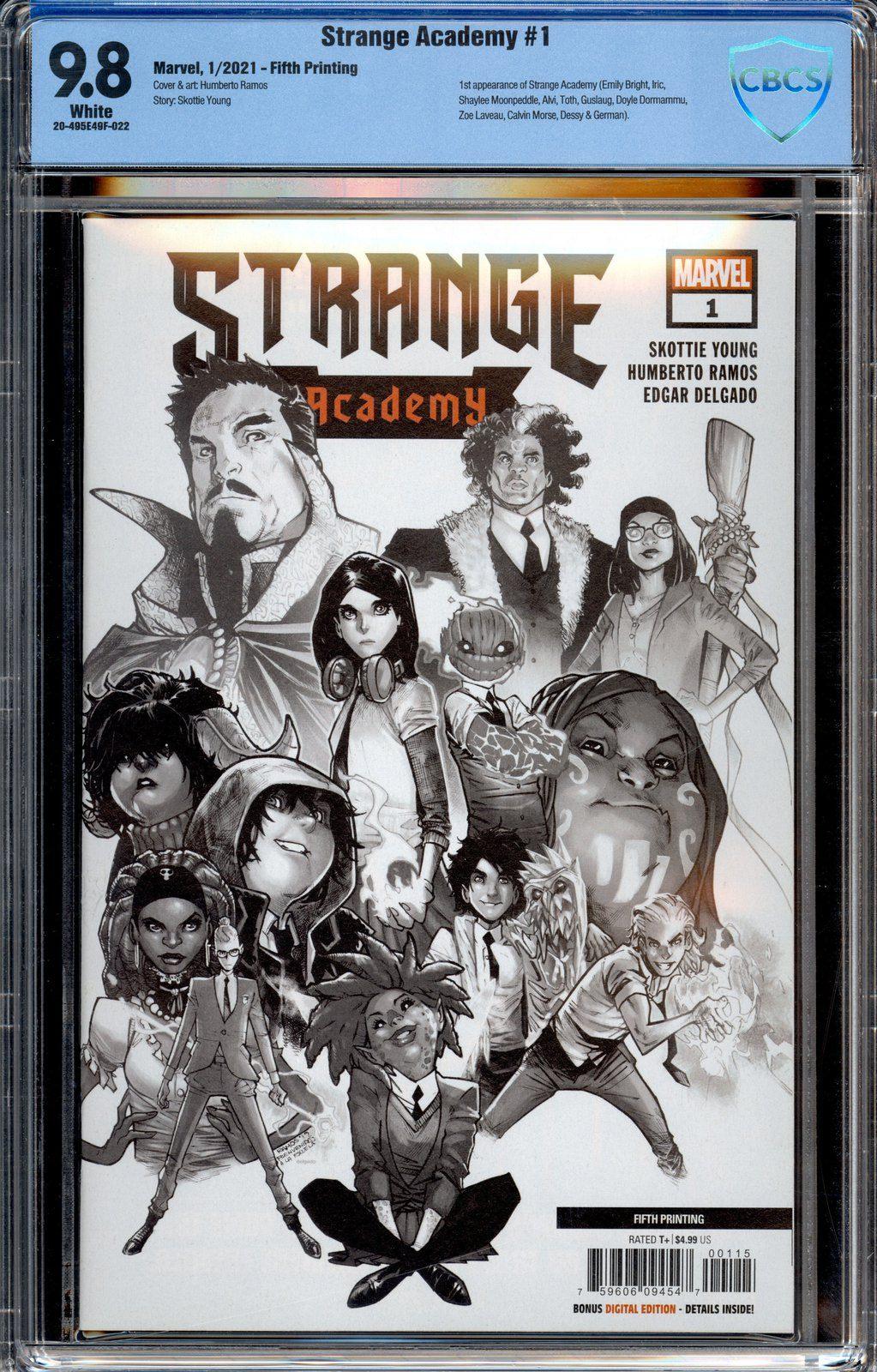 STRANGE ACADEMY #1 5TH PRINT CBCS 9.8 - PCKComics.com