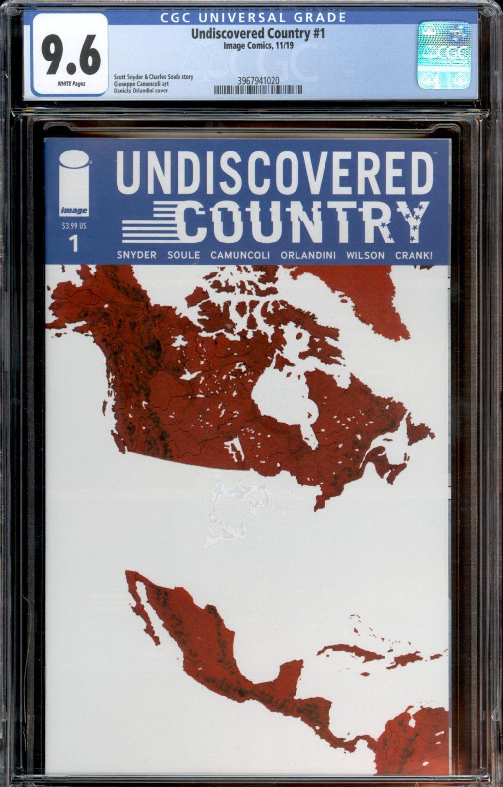 UNDISCOVERED COUNTRY #1 CGC 9.6 - PCKComics.com