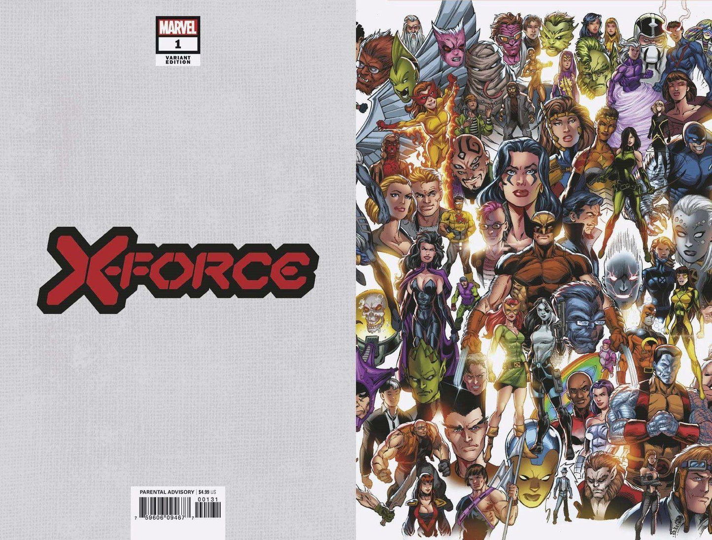 X-FORCE #1 BAGLEY EVERY MUTANT EVER VAR DX 11/06/19 - PCKComics.com