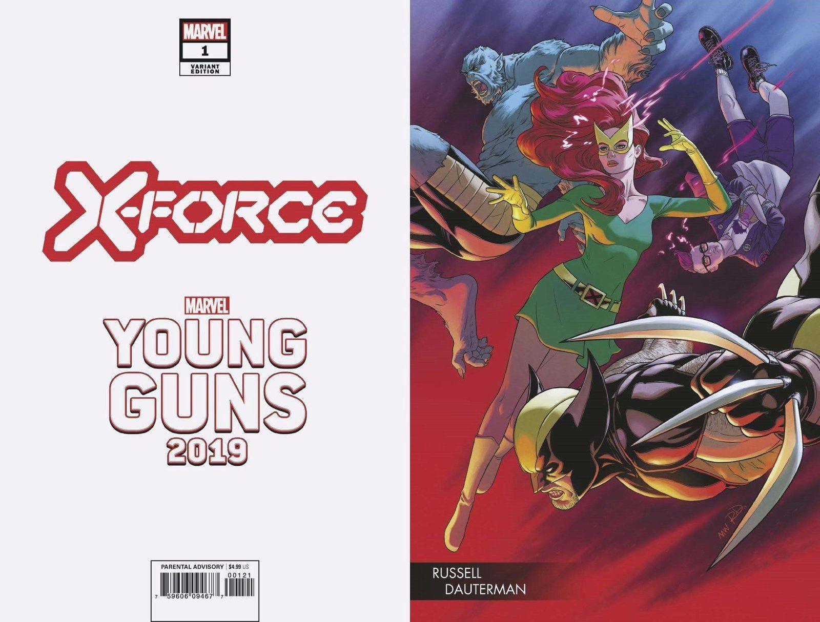 X-FORCE #1 DAUTERMAN YOUNG GUNS VAR DX 11/06/19 - PCKComics.com