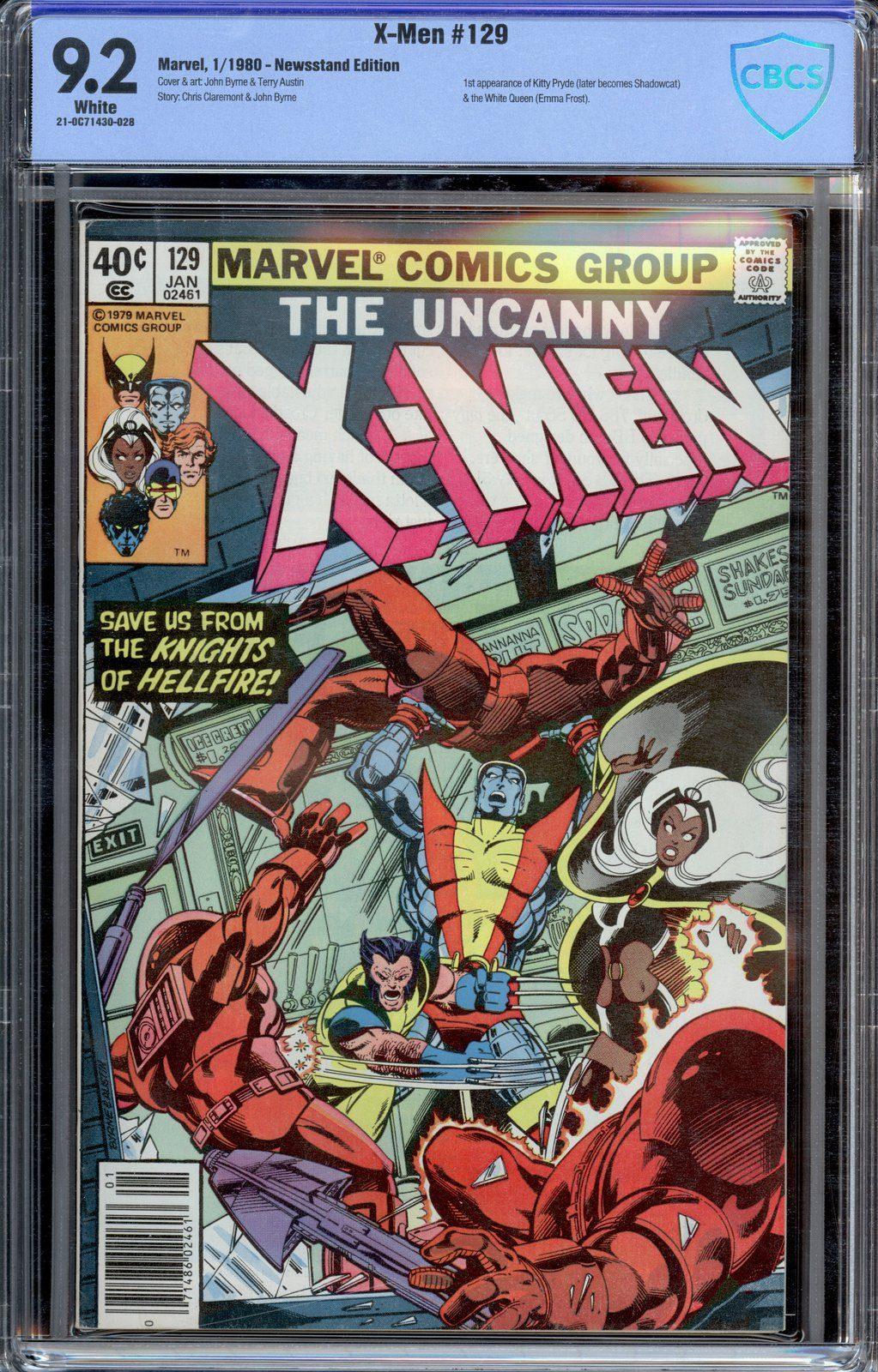 X-MEN #129 NEWSSTAND CBCS 9.2 - PCKComics.com